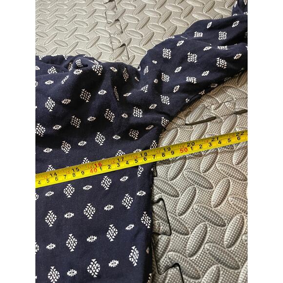 Free People Jump On It Jumpsuit Navy Blue 100% Rayon Long Sleeve Size XS - Picture 7 of 7